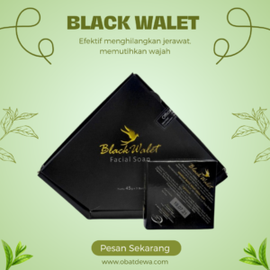 Sabun Black Wwalet Facial Soap Asli Original 100%